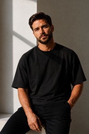 Essential Cotton T-Shirt Black