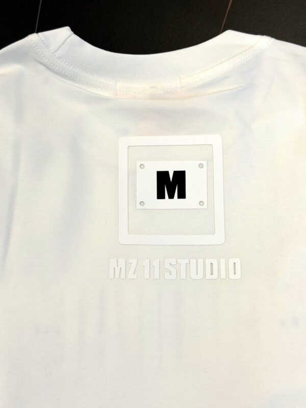 GQQUAL Cotton Printed T-Shirt White