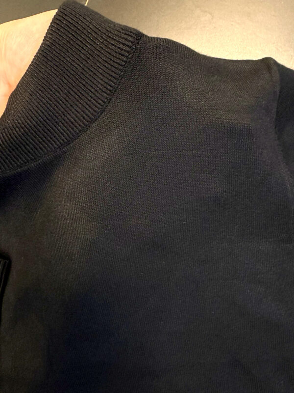 Women’s High-Neck Knit Sweater – Essential Classic Black