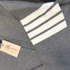 Men’s Classic Striped Sleeve Cardigan Light Gray