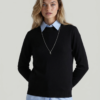 Women’s High-Neck Knit Sweater – Essential Classic Black