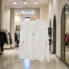 Women’s High-Neck Knit Sweater – Essential Classic White